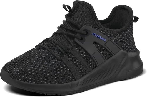 Girls’ Lightweight Running Shoes – Breathable Lace-Up Sneakers