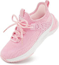 Girls’ Slip-On Running Shoes – Breathable Cushioned Athletic Sneakers