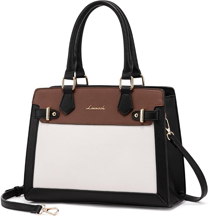 Women’s PU Leather Tote Bag – Convertible Shoulder & Crossbody Purse
