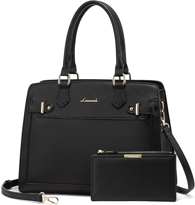 Women’s PU Leather Tote Bag – Convertible Shoulder & Crossbody Purse